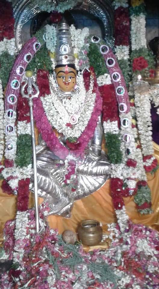 Exterior view of Mangalam Lodge in Thirupathur